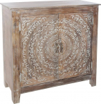 Atmosphera - Shirel Sideboard - Carved Mango Wood - Chestnut Brown