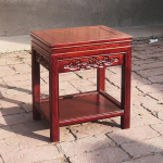 Schmaler Konsolentisch aus Massivholz, Console Table f&uuml;r Wohnzimmer, F&uuml;r Pflanzen und Aquarien(80x80 cm/31.5x31.5 in)