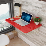 Klappbare Werkbank zur Wandmontage, mit Klapptisch f&uuml;r K&uuml;che und Waschk&uuml;che, platzsparend, schwebender Schreibtisch f&uuml;r kleine R&auml;ume (Farbe: )