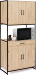 IDMarket - K&ouml;&ouml;gibuffee 80 cm Detroit M&ouml;&ouml;bel 4 ust Industrial Design + Sahtli