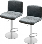 Sametist baaritooli katted seljatugedega, 6, 4, 2, baaritoolide toolikatted, veniv p&ouml;&ouml;rlev tool Slipcover s&ouml;&ouml;gitoa, hotelli, banketi jaoks (tumehall, 6 Pack)