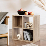 PACHIRA 2-tasandiline raamaturiiul, 2 x 2 puidust raamaturiiul, astmeline riiul, seisev riiul 2 sektsiooniga, avatud hoiuriiul, kuubikriiul riiete, m&auml;nguasjade, kontoririiul elutuppa