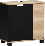 Schildmeyer Emmik 159515 Vannituurlaud Matt Black / White Oak Decor 59,8 x 32,6 x 62,4 cm