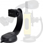 HYS Walkie Talkies hoidja, raadio iminapadi paindlik hoidja, mis &uuml;hildub QUANSHENG UV-K5 Baofeng UV5R Motorola Talkabout TLKR raadioga koos tagaklambriga