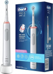 Oral-B Pro 3 3000 elektriline hambahari visuaalse 360&deg; survejuhtimisega, mis tagab igemete t&auml;iendava kaitse, 3 puhastusrežiimi, sh tundlik, taimeri, valge.
