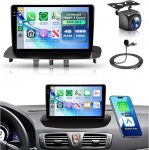 4G + 128G Androidi autoraadio Renault Megane 3 Export 2009-2014, 9-tolline traadita Carplay raadio koos Android auto navigatsiooniga GPS peeglilink Bluetooth WiFi FM/RDS/EQ roolijuhtimispuldiga