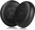 ELZO asendusk&otilde;rvapadjad Jabra Evolve2 65 (Evolve 2 65MS 65UC MS UC)/Evolve2 40 (40UC 40MS USB)/Elite 45h juhtmevaba k&otilde;rvaklappide asenduspadjad pehmema valgu nahaga, m&uuml;raisolatsiooniga