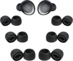 Galaxy Buds Pro asendusk&otilde;rvaklapid mustad silikoonist k&otilde;rvaklapid suurep&auml;rase m&uuml;raisolatsiooni ja mugavusega segatud suurusega silikoonist k&otilde;rvaklapid Samsungi jaoks 3 suurust (S/M/L) 6 paari