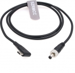 SZRMCC 12V PD Type-C USB C ja parempoolse nurga lukustusega DC 2.1 2.5 Triggeri toitekaabel Atomos Battery Eliminator Shinobi 7 Shogun Connect videoseadmetele Pix-E7 E5 Monitor (50 cm)
