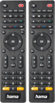 Hama universaalne teleripult 4 seadmele (infrapuna, nutikas nupp, 10 m raadius, ideaalne telerile, DVD-m&auml;ngijale, videomagnetofonile, vastuv&otilde;tjale, digiboksidele, eelprogrammeeritud) Must (2 tk)