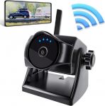 1080P magnetiline traadita tagurduskaamera, WiFi tagurduskaamera pika akuga, 90 p&auml;eva ooterežiim, &ouml;ine n&auml;gemine, IP69K, lihtne paigaldus veoautodele, haagistele, &uuml;hilduv telefoniga, padiga