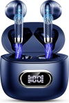 Drsaec Bluetooth 5.4 k&otilde;rvaklapid, 6D Deep Bass In-Ear k&otilde;rvaklapid Traadita Bluetooth 2026 juhtmevabad k&otilde;rvaklapid 4 ENC mikrofoniga, 42 tundi m&uuml;rasummutusega k&otilde;rvaklapid, IP7 veekindlad spordik&otilde;rvaklapid, USB-C