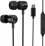 MORMOQUE EP-06 USB Type C k&otilde;rvaklapid Wired Sisseehitatud HD-mikrofon Magnetilised k&otilde;rvaklapid Selge heli kvaliteet Bass M&uuml;ra v&auml;hendamine