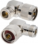 Vecys N Male Adapter N Male to N Female Right Angle koaksiaalkaabli adapter 50ohm for CB Radio WiFi Antenna 2tk