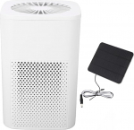 Solar Powered Chicken Coop Fan Air Purifier monokristalliline r&auml;ni veekindel oravapuuri ventilaator kasvuhoone katusealune varjualused lemmikloomade majad