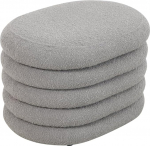 SVITA Blossom S Stool with Storage Space Pink Seat Chest Storage Box Polsterdatud pink kuni 200 kg kandev&otilde;ime Ottomani Boucle Cover Light Grey