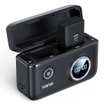 llano NP-FW50 18W Fast Dual Battery Charger Kit with 1-Pack 1100mAh Battery for Sony ZV-E10, Alpha a6400, a6000, a6300, a7s, a7, a7s ii, a7s, a7r, a7ii, Smart Digital Display