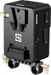 ZGCINE VM-HS1 Hot-Swap V-Mount akuplaat sisseehitatud 50Wh akuga, Dual USB-C PD 65W kiirlaadimisfunktsioon, 8-portiline vooluv&auml;ljund, 0,96-tolline IPS-ekraan kaameratele ja tarvikutele (must)