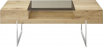 Robas Lund kohvilaud spoonitud tammepuust klaasintarsiaga 110 x 40 x 60 cm