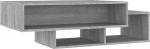 vidaXL Sonoma kohvilaud hall 105 x 55 x 32 cm puidust materjalist