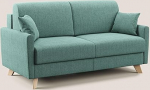 Divani.Store Teal puust diivanvoodi 160 cm (Mat. 120x197)