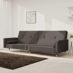 ShGaxin Diivanvoodi 2-kohaline 2 padjaga tumehall samet, Lounge diivan, diivanid ja diivanid, Relax diivan, diivan elutuppa, 375750