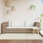 3-Sitzer Diivan Echtes Rattan, Diivan Couch f&uuml;r Wohnzimmer Schlafzimmer Wohnung G&auml;stezimmer B&uuml;ro