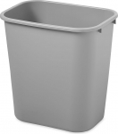 Rubbermaid Commercial Products 26L Hall plastist pr&uuml;gikast - Vannituba Kontor Magamistuba Sobib laua v&otilde;i kapi alla - FG295600GRAY