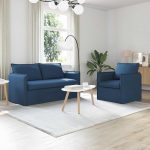 Homgoday Modulares Sofa-Set mit Metallrahmen & Holzarmlehnen | Elegante Textur | Innenraum适用 | Komfort & Stil Model3407573