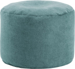 mokebo&reg; Pouf, pouf v&otilde;i p&otilde;randapadi 50 x 30 cm 'Der Ruhestifter' &uuml;mmargune pouf ja jalapadi elutuppa, istmepouf kangast petrooli v&auml;rvi, k&uuml;ljepool, pouf, pouf EPS helmedega siseruumides kasutamiseks.