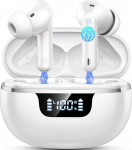 Kabellose Kopfh&ouml;rer, In-Ear-Kopfh&ouml;rer, Bluetooth 5.4, mit 4 HD-Mikrofon, Ger&auml;uschunterdr&uuml;ckung, 45 H Stereo, HiFi-Kopfh&ouml;rer, kabellos, Bluetooth, LED-Display, IP7, wasserdicht, Schnellladung, Typ-C