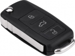 Universaalne 3 nupu 433MHz kiibiga autokaugjuhtimispult koos kvaliteetse istme v&otilde;tmega 1K0959753G auto GPS & turvalisuse auto v&otilde;tmega