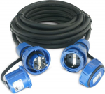 1202225 Pikenduskaabel 230 V/16 A IP68 Kummi H07RN-F 3 x 2,5 mm&sup2; koos PCE ST/KU survevaba 25 m