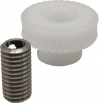 Ritzelgetriebe 1 St&uuml;ck POM 0,8 Modul 25 Z&auml;hne Schneckengetriebe mit 8 mm Bohrung Schneckenwellen-Kit 1:25 Verh&auml;ltnis Turbinenrad for Getriebegetriebe Antriebsmechanik(5mm)