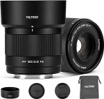 VILTROX 50 mm F2.0 Full Frame Autofookus objektiivid Sony E Mount kaamera objektiividele FE &Uuml;hildub Sony a7 a7C a7III a7RIII a7RIV a7RV a9 a6100 a6400 a6700 (must)