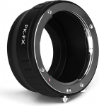 PK-FX objektiivi adapter, mis &uuml;hildub Pentax PK objektiiviga, mis &uuml;hildub Fuji FX kaamera adapteriga X Mount