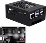 GeeekPi metallist korpus koos N07 M.2 NVMe SSD PCIe perifeerse plaadi alusega Raspberry Pi 5 jaoks, toetab M.2 Key-M NVMe SSD 2230/2242/2260/2280, M.2 Key-M NVMe SSD 2230/2242/2260/2280