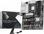 MSI PRO Z890-S WiFi emaplaat, ATX - toetab Intel Core Ultra protsessoreid (seeria 2), LGA 1851 - DDR5 Memory Boost (8600+ MT/s OC), PCIe 5.0 x16 & 4.0 x16, M.2 Gen5, Wi-Fi 7, 2.5G LAN