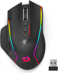 Redragon traadita m&auml;nguhiir, 16000 DPI, 2.4G/USB-C traadita hiir, 9 programmeeritavat nuppu, laetav RGB ergonoomiline traadita hiir, 170 tundi PC/Mac Gamerile