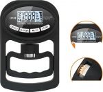 Digitales Kraftmessger&auml;t Grip Strength Tester 265lbs/120Kg digitaler Handdynamometer Grip Strength Meter USB LCD Bildschirm Handgriff for Krafttraining (Black Tester)