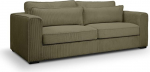 Homes & Jones Diivan Almera - Nachhaltiges 3-Sitzer Polstersofa mit Formschaum-Polsterung - FSC-zertifiziertes Massivholzgestell - Modernes Design