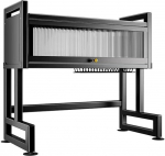 SUPYINI 33.46 x 11.81 x 31.5 inch Multifunctional Dish Dryer Made of Carbon Steel and PC, Sink Drainer for Efficient Storage and Organisation in the Kitchen