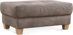 CAVADORE Puccino Jalatsiga Puccino Jalats maal&auml;hedases stiilis / Puccino diivanile sobiv k&uuml;ljetool nahast / 99 x 45 x 65 cm / Mikrofiiber heleroheline