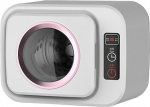 XNXYSMKJ Mini trummelkuivati 4.5L kompaktne ventilatsiooniga k&ouml;etav trummelkuivati madala m&uuml;ratasemega kodu korteri &uuml;hiselamu hotelli jaoks (valge)