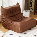 Generisch Bean Bag t&auml;iskasvanute diivan, Super Soft Storage Floor Diivan, Outdoor, Reading Chair, Lazy Diivan, Floor Chair koos seljatoega, Ideaalne lugemiseks ja l&otilde;&otilde;gastumiseks, sise- ja v&auml;listingimustes, Punane