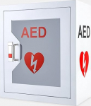 AED kabineti metallist terasplaadi seinale paigaldatud hoiukapp, CMXIKJ koos Snap Lock sobib k&otilde;igile AED defibrillaatoritele, mis sobivad h&auml;daolukorraks kodus, kontoris, haiglas ja avalikes kohtades, 14,1 x 7 x 15,7 tolline