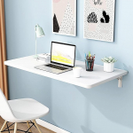 Klappbarer, an der Wand montierter Werkbank-Klapptisch, wandmontierter Tisch, klappbar, f&uuml;r kleine R&auml;ume, Schreibtisch, B&uuml;ro, Zuhause, K&uuml;che, an der Wand montierter Esstisch (mehrere Gr&ouml;&szlig;en)