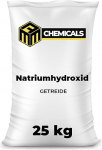 MRM CHEMICALS naatriumh&uuml;droksiidihelbed 25 kg naatriumh&uuml;droksiidipulbrid seebi valmistamiseks torupuhasti kanalisatsioonipuhasti desinfitseerimiseks veepuhastus suur pakend