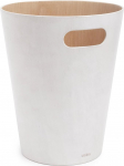 Umbra Woodrow pr&uuml;gikast kontorisse, vannituppa, elutuppa ja mujale, 7,5 liitri mahutavusega puit, naturaalne, valge, keskmine