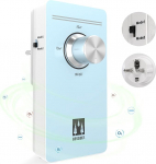 Ozone Generator Air Purifier, Steriliser Odour Killer, Air Purifier, Air Ozoniser Generator for Room, Bathroom, Pets, Formaldehyde and Odour, High Efficiency, Blue